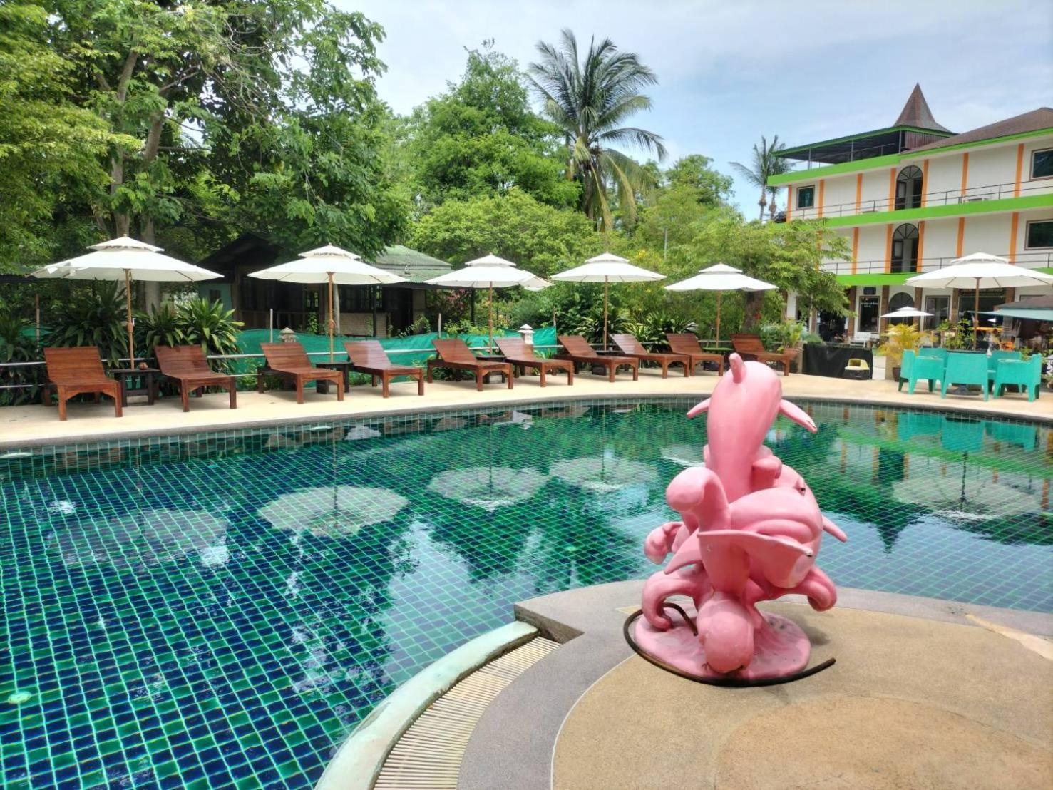 Lotus Hostel Beach Тау Экстерьер фото